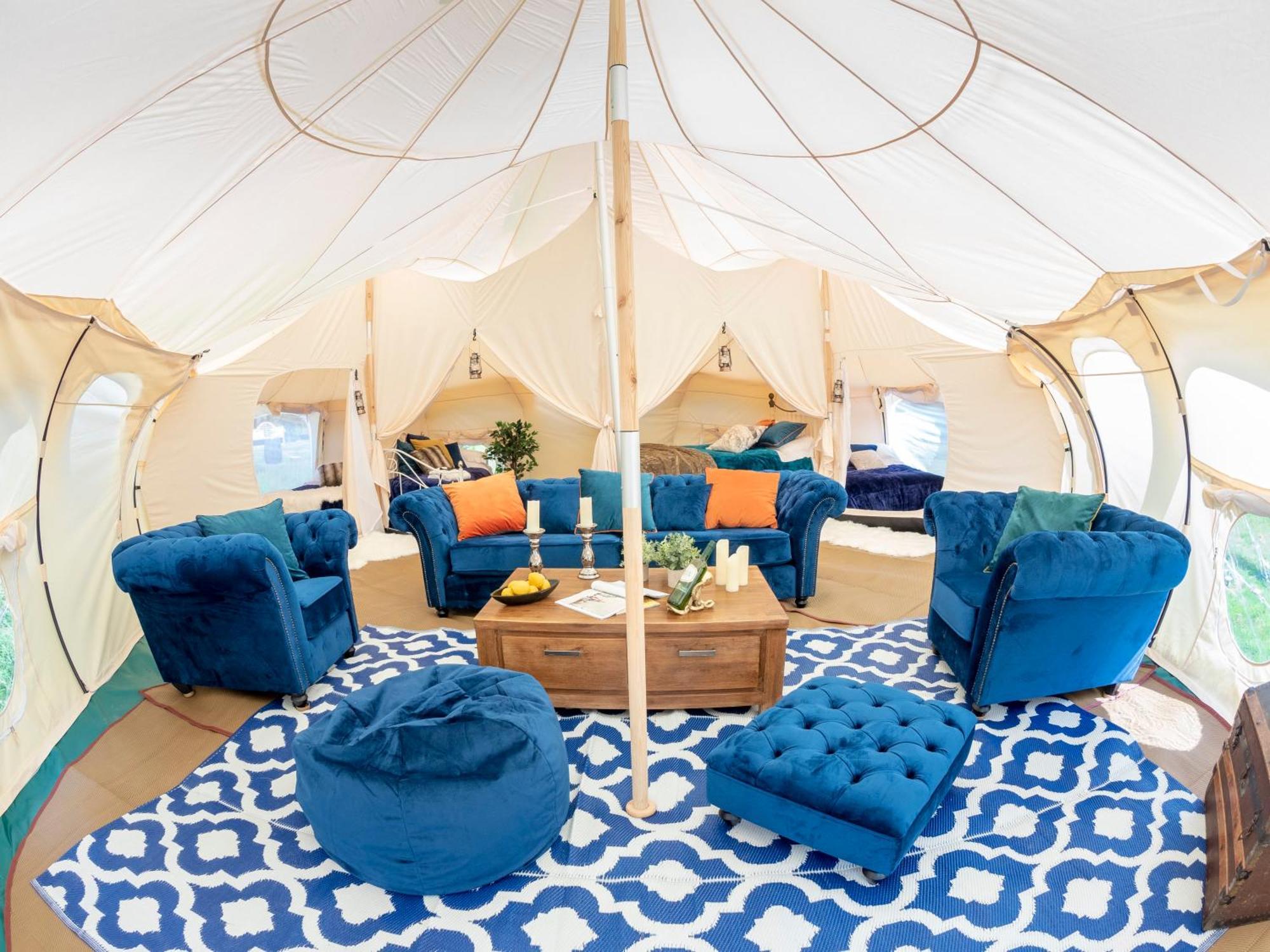 Ross-on-Wye Stargazer Glamping Uk The Mahal 8 People酒店 外观 照片